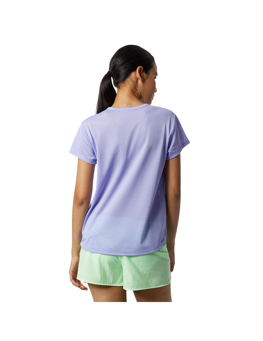 Camiseta Mujer New Balance Prt F flt Lila