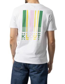 Camiseta Unisex Klout Barcode Blanca