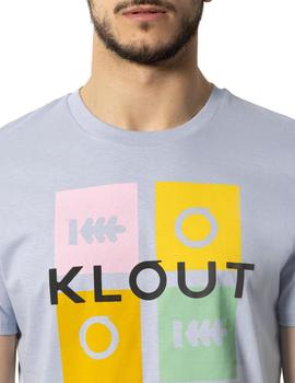 Camiseta Unisex Klout Puzzle Azul