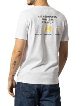 Camiseta Unisex Klout Recycle Blanca