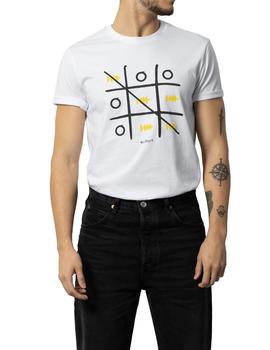 Camiseta Unisex Klout 3 en Raya Blanca.