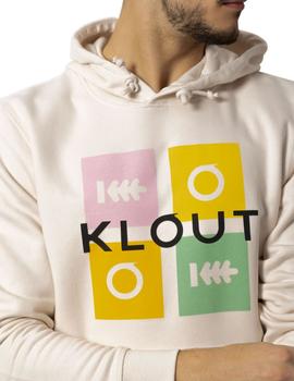 Sudadera Unisex Klout Puzzle Beige