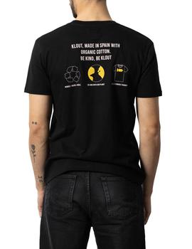 Camiseta Unisex Klout Recycle Negra