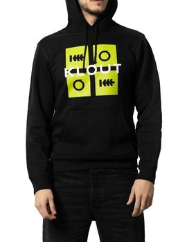 Sudadera Hombre Klout Puzzle Negra