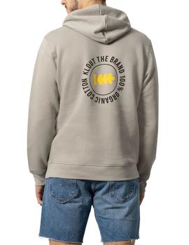 Sudadera Hombre Klout Sello Gris