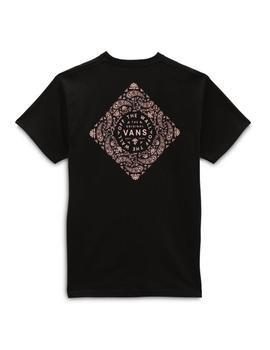 Camiseta Hombre Vans Bandana Paisly Negra