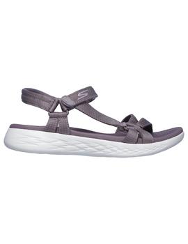 Sandalia Mujer Skechers On The Go Lila