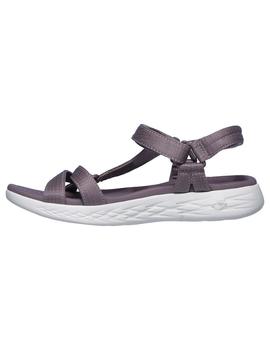 Sandalia Mujer Skechers On The Go Lila