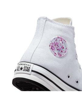 Converse niña plateadas outlet