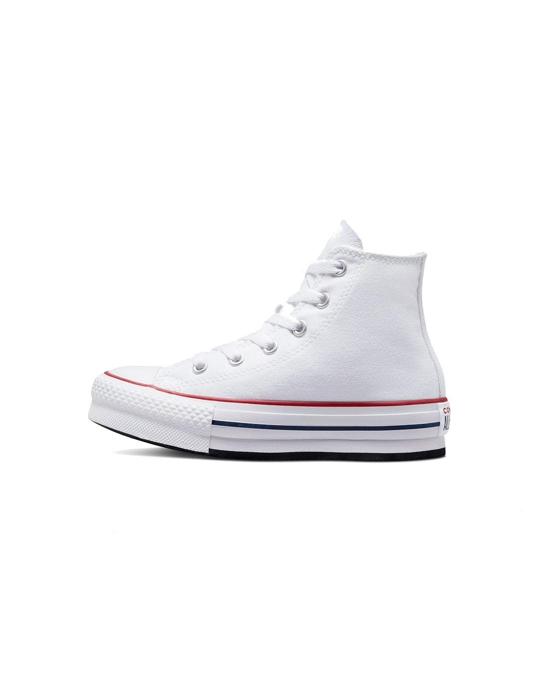 Zapatilla Niño Converse Eva Lift Plt Blanca.