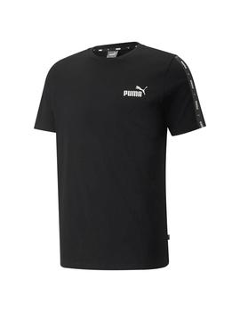 Camiseta Hombre Puma Essentials+ Tape Negra