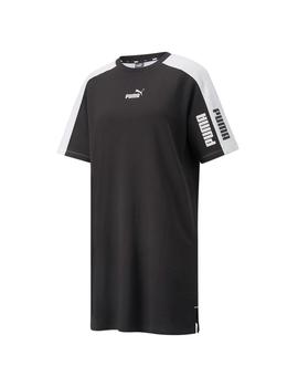 Vestido Mujer Puma Power Negra Blanca