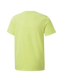 Camiseta Niño Puma Alpha Graphic Amarilla