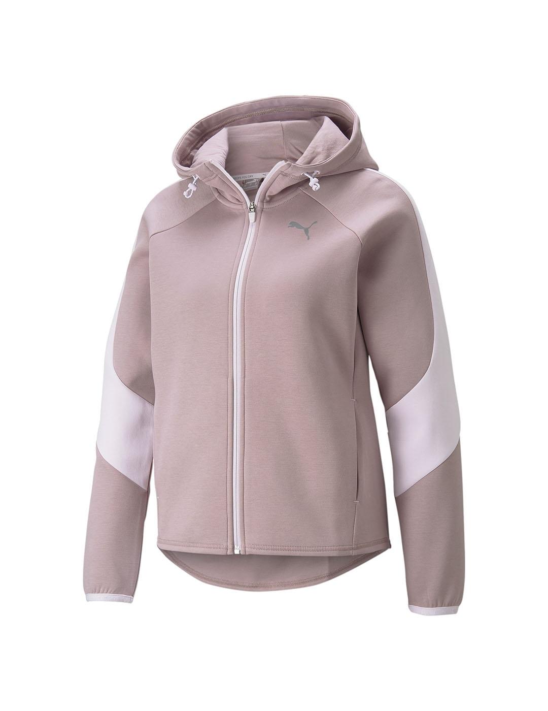 Sudadera Mujer Puma Evostripe Morada