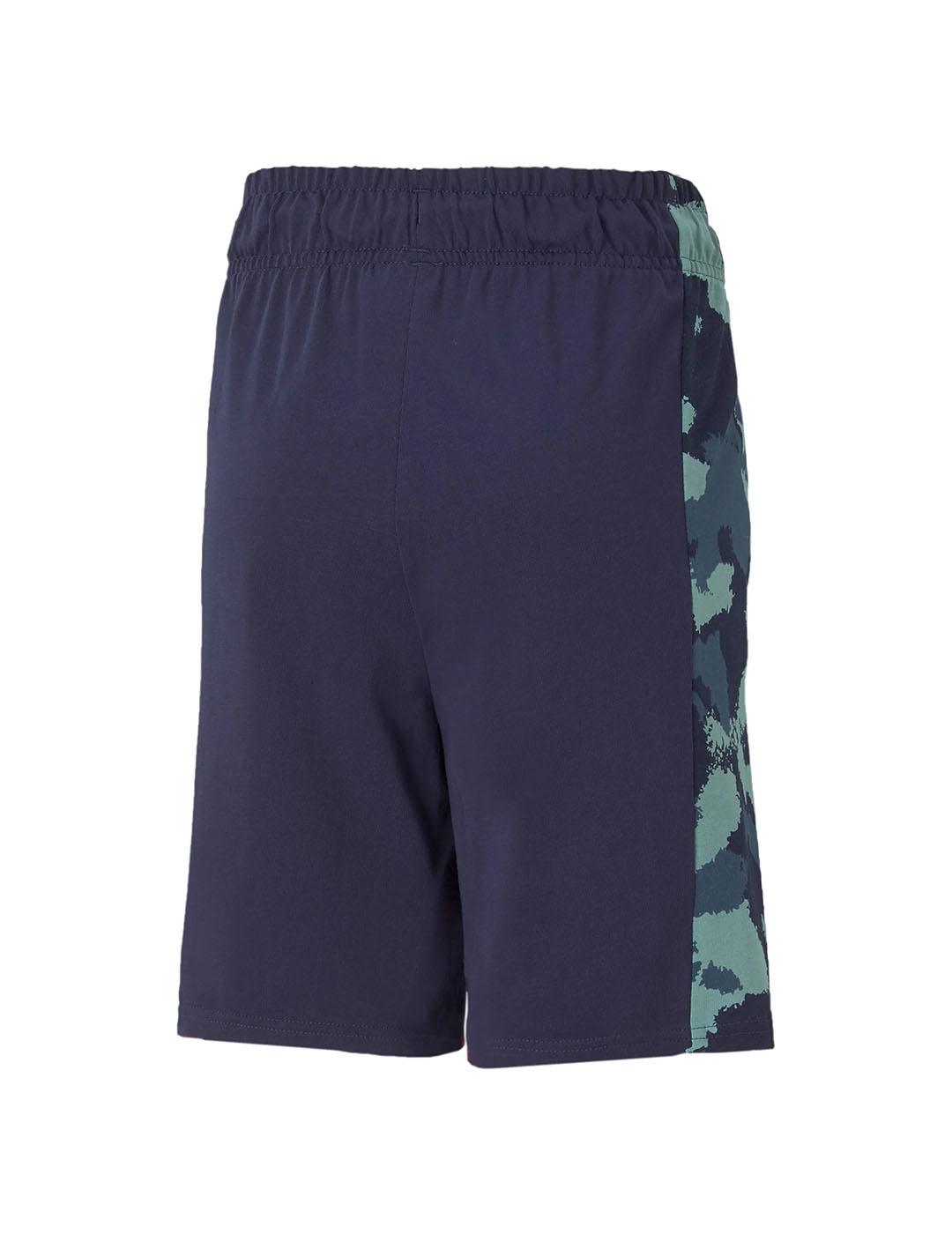 Pantalón corto Niño Puma Alpha Jersey Azul