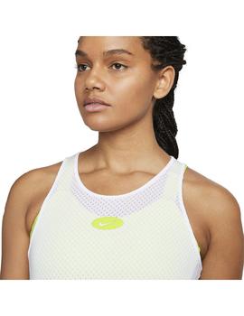 Camiseta Mujer Nike Df One Blanca