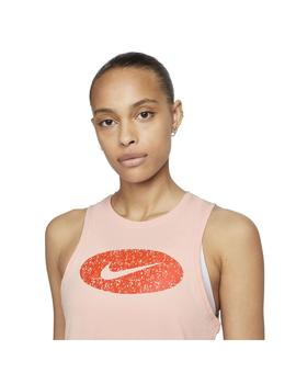 Camiseta Mujer Nike DF Icon Clash Coral