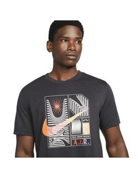 Camiseta Hombre Nike Df Tee Negra