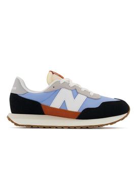 Zapatilla Niño New Balance 237 Azul Naranja