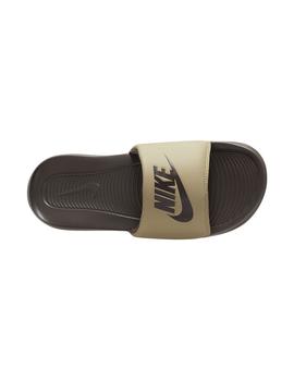 Chancla Unisex Nike Victori Marron Crema