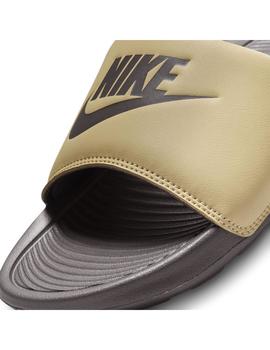 Chancla Unisex Nike Victori Marron Crema