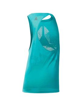 Camiseta Reebok Mujer Verde