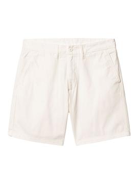 Bermuda Hombre Carhartt WIP John Short Blanco