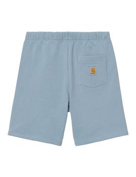 Short Hombre Carhartt WIP Pocket Sweat Celeste