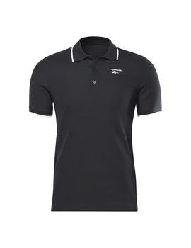 Polo Hombre Reebok Training Essentials Negro