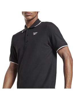 Polo Hombre Reebok Training Essentials Negro