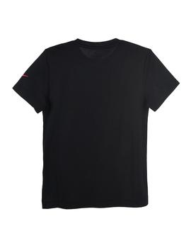 Camiseta Niño Nike Texture Swoosh Negra