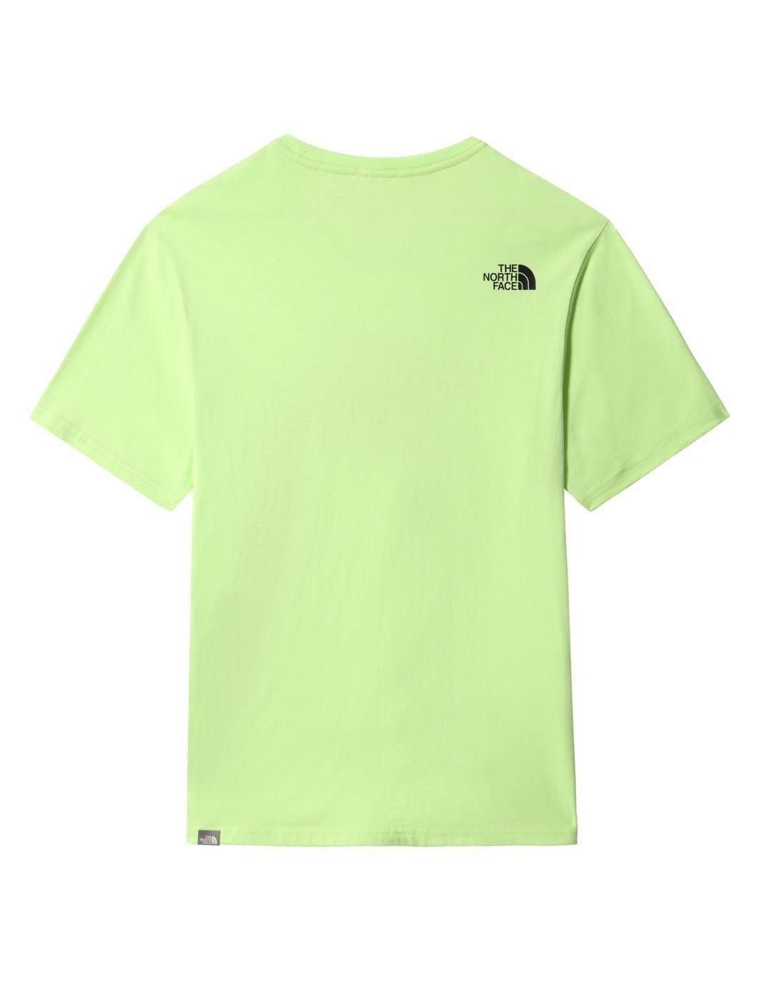 Camiseta Hombre The North Face Easy Verde Fluor