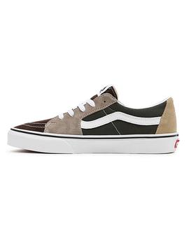 Zapatilla Hombre Vans Sk8 Low Marron Verde