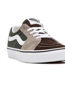 Zapatilla Hombre Vans Sk8 Low Marron Verde