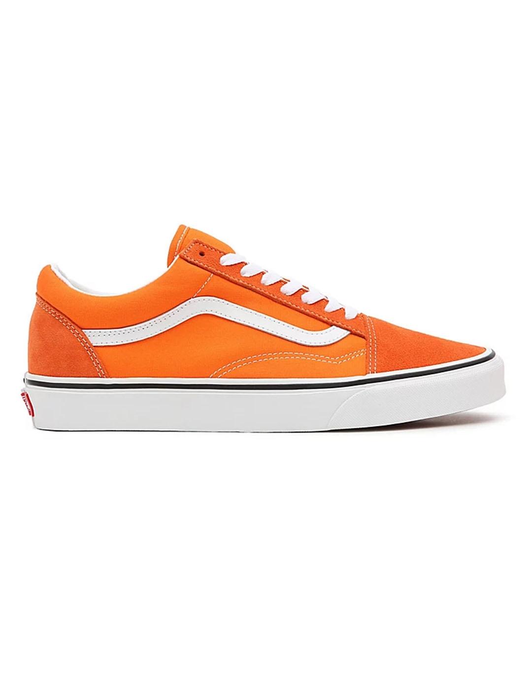 Vans low top 2025 hombre naranja