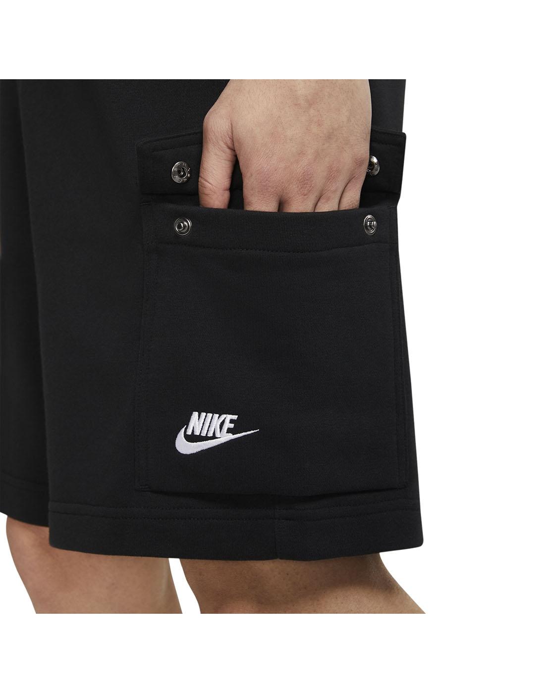Pantalon Corto Hombre Nike Cargo Negro