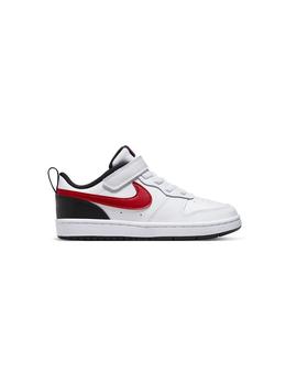 Zapatilla Niño Nike Court Borough Blanca Roja