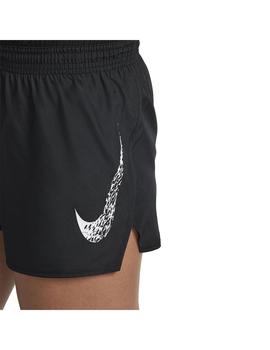 Short Mujer Nike Swoosh Run Negro