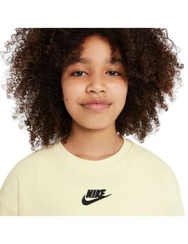 Sudadera Niña Nike Nsw Crema