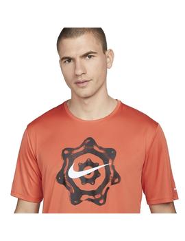 Camiseta Hombre Nike Miler Naranja