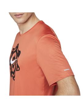 Camiseta Hombre Nike Miler Naranja