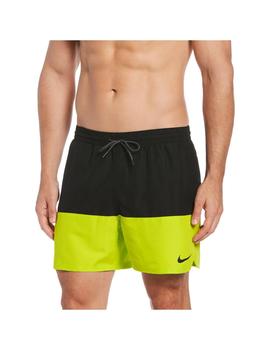 Bañador Hombre Nike Nessb Negro Amarilla