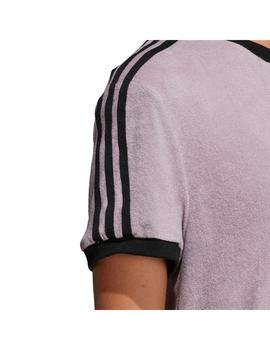 Camiseta adidas 3 Bandas Lila Mujer