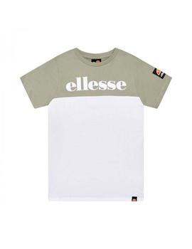 Camiseta Niño Ellesse Mitico Blanca Verde