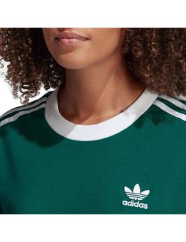 camiseta adidas verde mujer