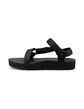 Sandalia Mujer Teva Midform Universal Negra