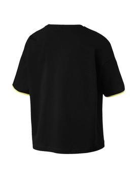 Camiseta Puma Chase Mujer Negra