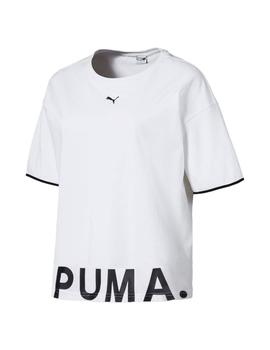 Camiseta Puma Chase Mujer Blanca