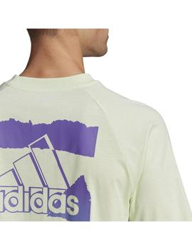 Camiseta Hombre adidas Bl Verde Lima