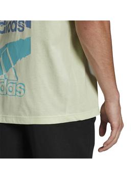 Camiseta Hombre adidas Bl Verde Lima